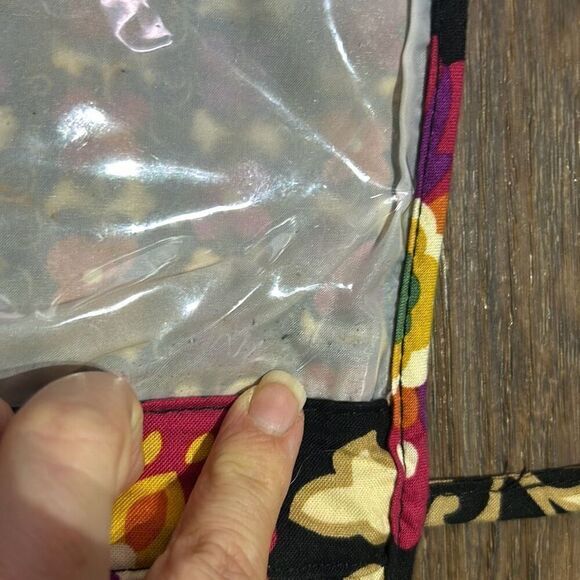 Vera Bradley Womens Multicolor Floral Allover Print Multiple Pockets Travel Bag - Picture 8 of 11